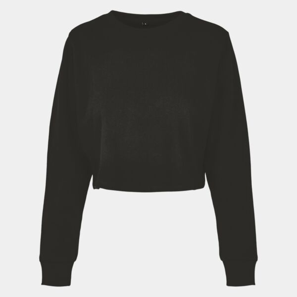 Women’s terry cropped crew Thumbnail